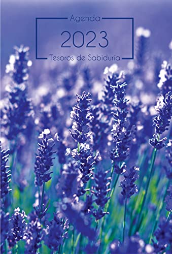 Stock image for 2023 Agenda - Tesoros de Sabidur ­a - lavanda: Con un pensamiento motivador o un vers ­culo de la Biblia para cada d ­a del a ±o (Spanish Edition) [No Binding ] for sale by booksXpress