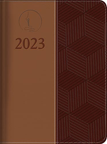 Stock image for The Treasure of Wisdom - 2023 Executive Agenda - Two-Toned Brown: An Executive Themed Daily Journal and Appointment Book with an Inspirational Quotation or Bible Verse for Each Day of the Year for sale by Revaluation Books