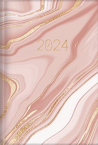 9781632642943: The Treasure of Wisdom 2024 Daily Agenda: Pink Marble Daily Calendar, Schedule, and Appointment Book With an Inspirational Quotation or Bible Verse for Each Day of the Year