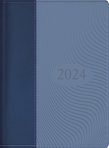 Stock image for The Treasure of Wisdom - 2024 Executive Agenda - two-toned blue: An executive themed daily journal and appointment book with an inspirational quotation or Bible verse for each day of the year for sale by GF Books, Inc.
