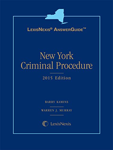 9781632810427: LexisNexis Answer Guide New York Criminal Procedure