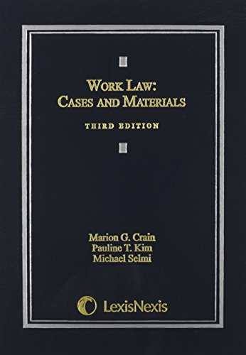 9781632815385: Work Law: Cases and Materials (2015)