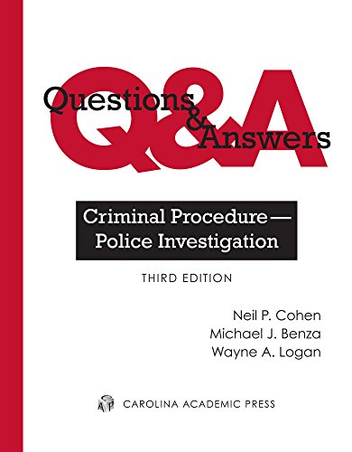Beispielbild fr Questions and Answers : Criminal Procedure  Police Investigation zum Verkauf von Better World Books