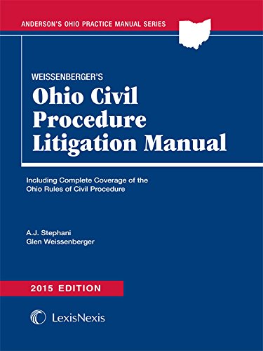 Imagen de archivo de Weissenberger's Ohio Civil Procedure Litigation Manual (2015) a la venta por Irish Booksellers