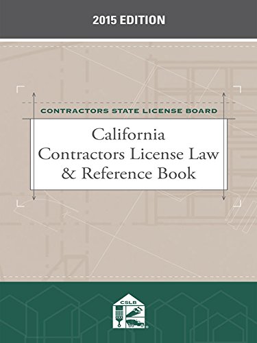 Beispielbild fr California Contractors License Law & Reference Book (2015) zum Verkauf von HPB-Red