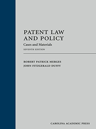 Stock image for Patent Law and Policy: Cases and Materials for sale by SecondSale