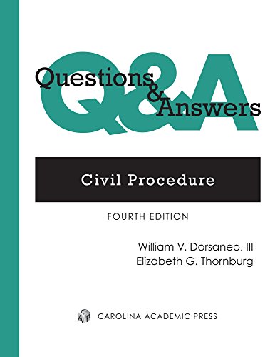 Imagen de archivo de Questions & Answers: Civil Procedure (2015) a la venta por ZBK Books