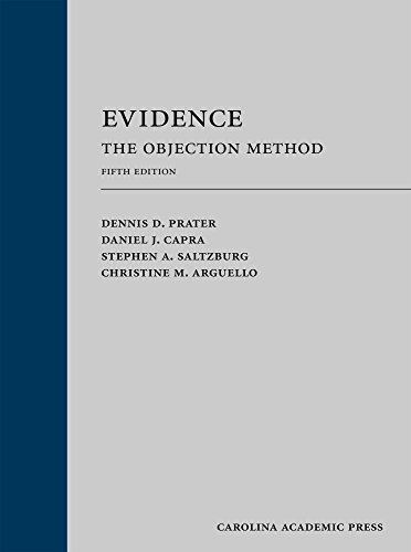 Imagen de archivo de Evidence: The Objection Method a la venta por GF Books, Inc.