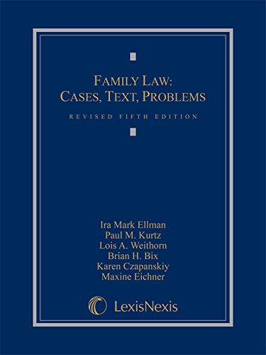 Stock image for Family Law: Cases, Text, Problems for sale by HPB-Red