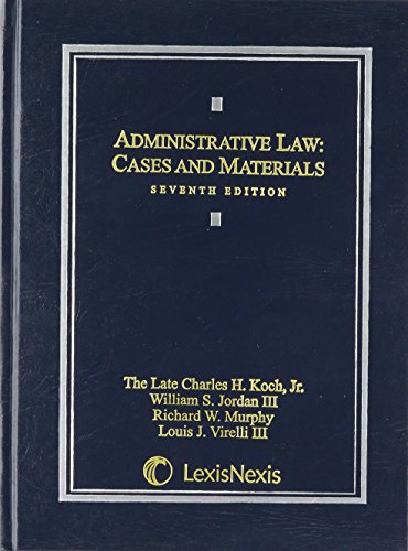 Stock image for Administrative Law: Cases and Materials for sale by HPB-Red