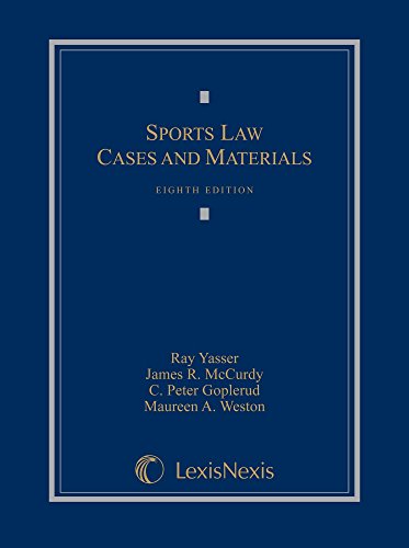 9781632833884: Sports Law: Cases and Materials