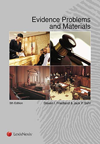 Stock image for Evidence Problems and Materials for sale by Better World Books