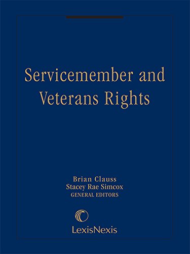 9781632838513: Servicemember and Veterans Rights (2015)