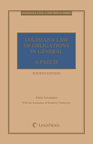 Beispielbild fr Louisiana Law of Obligations in General: A Precis (Louisiana Civil Code Precis) zum Verkauf von Textbooks_Source