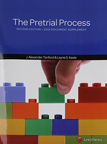 Beispielbild fr The Pretrial Process Document Supplement zum Verkauf von Better World Books
