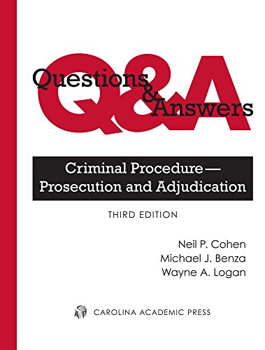 Stock image for Questions & Answers: Criminal Procedure--Prosecution and Adjudication for sale by Textbooks_Source