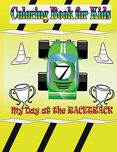 9781632874993: My Day at the Racetrack: Coloring Book for Kids
