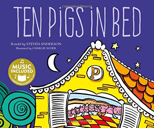Beispielbild fr Ten Pigs in Bed (Sing-Along Math Songs) zum Verkauf von SecondSale