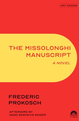 Beispielbild fr The Missolonghi Manuscript: A Novel zum Verkauf von GF Books, Inc.