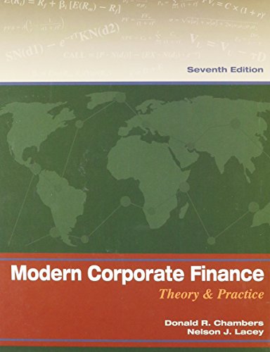 Stock image for Modern Corporate Finance: Theory & Practice 7th Ed for sale by SecondSale