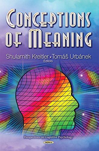9781633212411: Conceptions of Meaning (Perspectives on Cognitive Psychology)