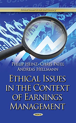 Beispielbild fr Ethical Issues in the Context of Earnings Management (Ethical Issues in the 21st Century) zum Verkauf von medimops