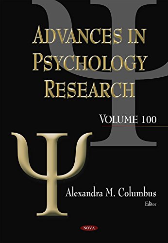 9781633214828: Advances in Psychology Research. Volume 100