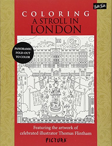 Stock image for Coloring A Stroll In London: Featuring the artwork of celebrated illustrator Thomas Flintham (PicturaTM) for sale by PlumCircle