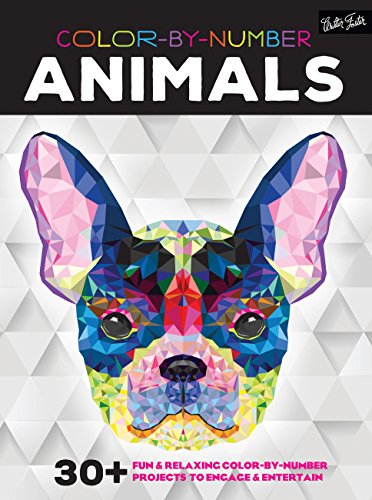 Stock image for Color by Number Animals: 30+ fun & relaxing color-by-number projects to engage & entertain for sale by WorldofBooks