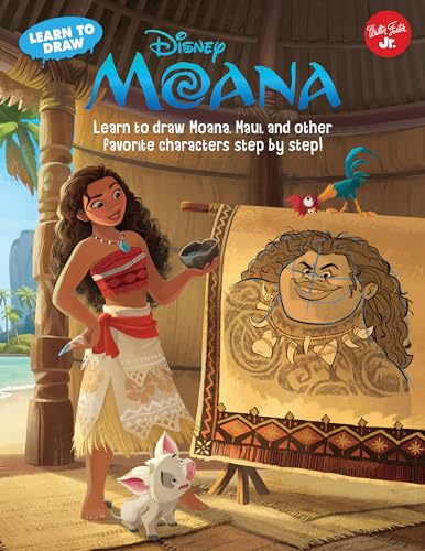 Beispielbild fr Learn to Draw Disney's Moana : Learn to Draw Moana, Maui, and Other Favorite Characters Step by Step! zum Verkauf von Better World Books