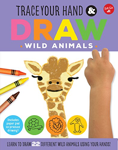 9781633221758: Trace Your Hand & Draw: Wild Animals