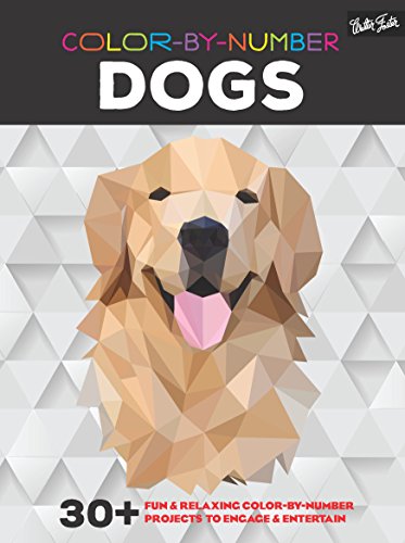 Beispielbild fr Color-by-Number: Dogs: 30+ fun relaxing color-by-number projects to engage entertain zum Verkauf von Zoom Books Company