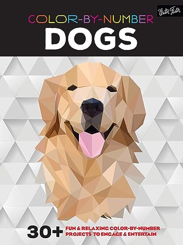 Stock image for Color-by-Number: Dogs: 30+ fun relaxing color-by-number projects to engage entertain for sale by Zoom Books Company