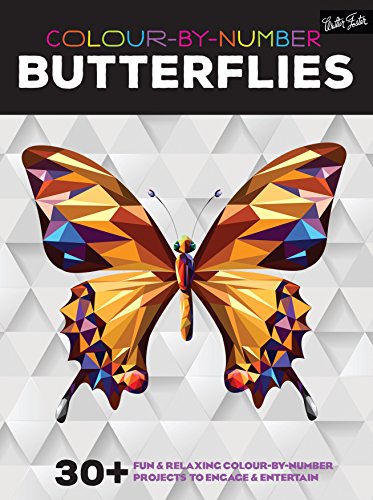 Beispielbild fr Colour-by-Number: Butterflies - 30+ fun & relaxing colour-by-number projects to engage & entertain: 30+ Fun and Relaxing Colour-by-Number Projects to Engage and Entertain zum Verkauf von WorldofBooks
