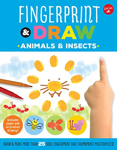 Stock image for Fingerprint & Draw: Animals & Insects: Draw & paint more than 25 cool fingerprint and thumbprint masterpieces (Drawing with your Fingers) for sale by SecondSale