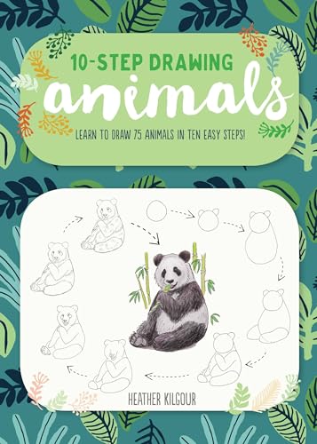 Beispielbild fr Ten-Step Drawing: Animals: Learn to Draw 75 Animals in Ten Easy Steps! zum Verkauf von SecondSale