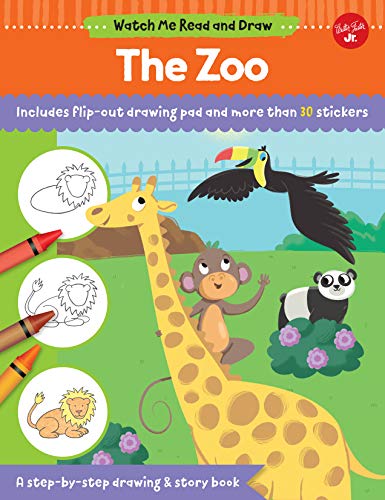 Beispielbild fr Watch Me Read and Draw: The Zoo: A step-by-step drawing & story book zum Verkauf von SecondSale