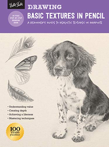 9781633225923: Drawing: Basic Textures in Pencil: A beginner's guide to realistic textures in graphite (How to Draw & Paint)