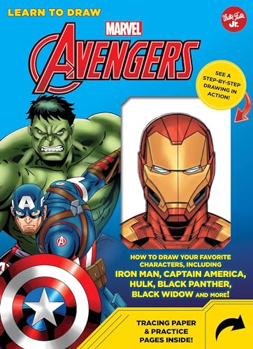 Imagen de archivo de Learn to Draw Marvel Avengers: How to draw your favorite characters, including Iron Man, Captain America, the Hulk, Black Panther, Black Widow, and more! a la venta por SecondSale