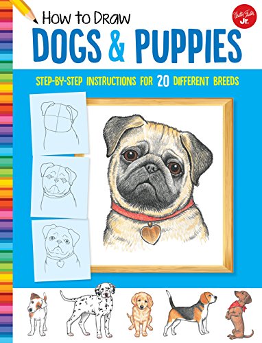 Beispielbild fr How to Draw Dogs and Puppies : Step-By-step Instructions for 20 Different Breeds zum Verkauf von Better World Books