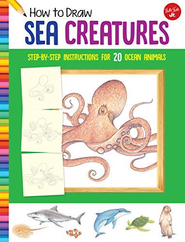 Stock image for How to Draw Sea Creatures: Step-by-step instructions for 20 ocean animals (Learn to Draw) for sale by Gulf Coast Books