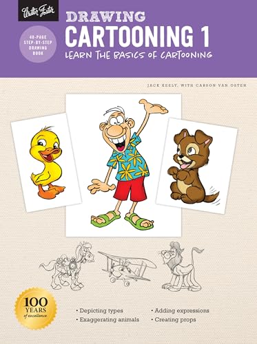 9781633227811: Drawing: Cartooning 1: Learn the basics of cartooning (How to Draw & Paint)