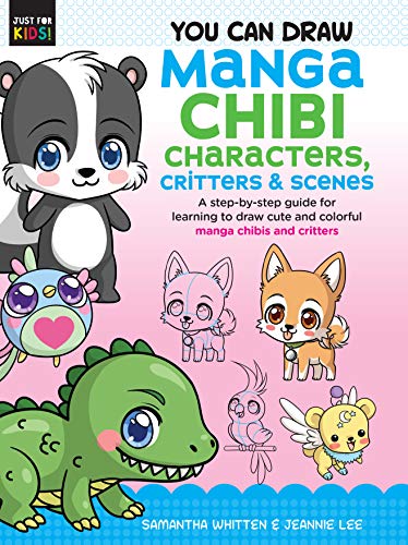 Stock image for You Can Draw Manga Chibi Characters, Critters & Scenes: A Step-By-Step Guide for Learning to Draw Cute and Colorful Manga Chibis and Critters for sale by ThriftBooks-Atlanta