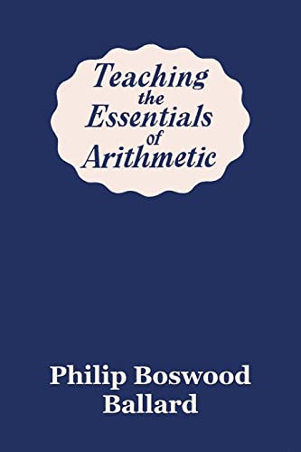 Imagen de archivo de Teaching the Essentials of Arithmetic (Yesterday's Classics) a la venta por HPB-Red