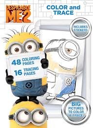 Imagen de archivo de Despicable ME2 Color & Trace (Includes Stickers) With Big Pictures to Color & Trace a la venta por Bookmonger.Ltd