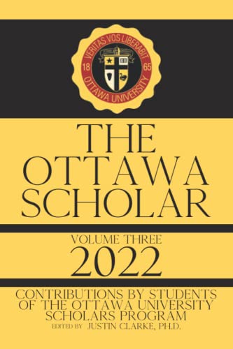 Stock image for The Ottawa Scholar: Volume Three, 2022 for sale by Big River Books