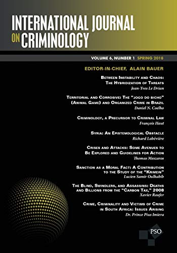 Beispielbild fr International Journal on Criminology: Vol. 6, No. 1, Spring 2018 zum Verkauf von Ammareal