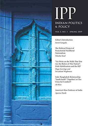 Beispielbild fr Indian Politics & Policy, Vol. 2, No. 1, Spring 2019 zum Verkauf von Buchpark