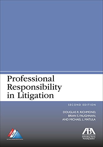 Stock image for Professional Responsibility in Litigation for sale by HPB-Red