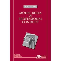 Stock image for Model Rules of Professional Conduct, 2016 Edition for sale by Better World Books